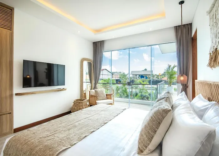 Seaside Luxury 4Br Villa, 400M To Finns, Canggu Villa